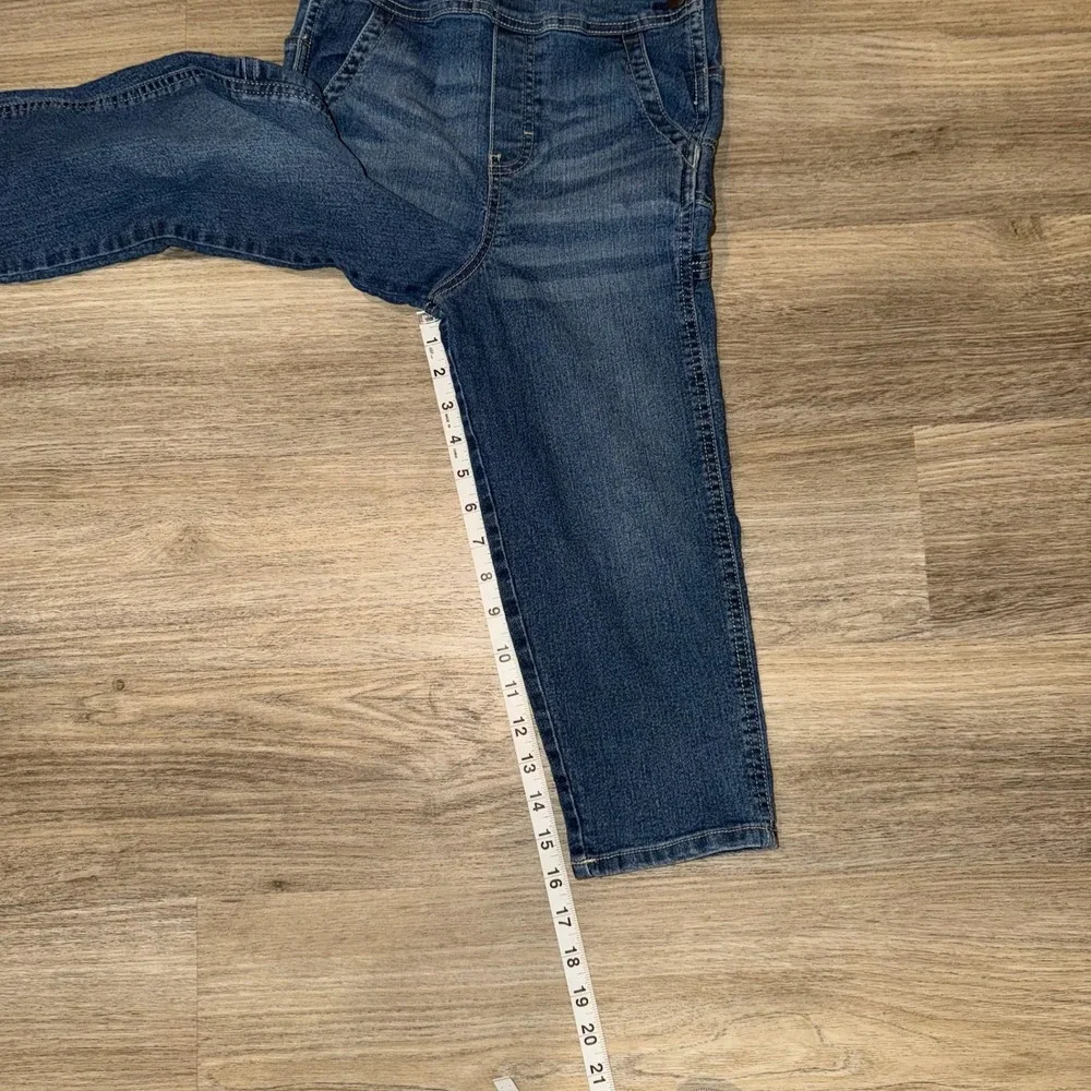 OshKosh B'gosh Denim Overalls Toddler‎ Size 5T Blue Jean Logo Classic Unisex